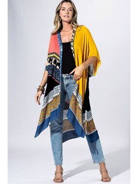Sienna Patchwork Kimono - One Size